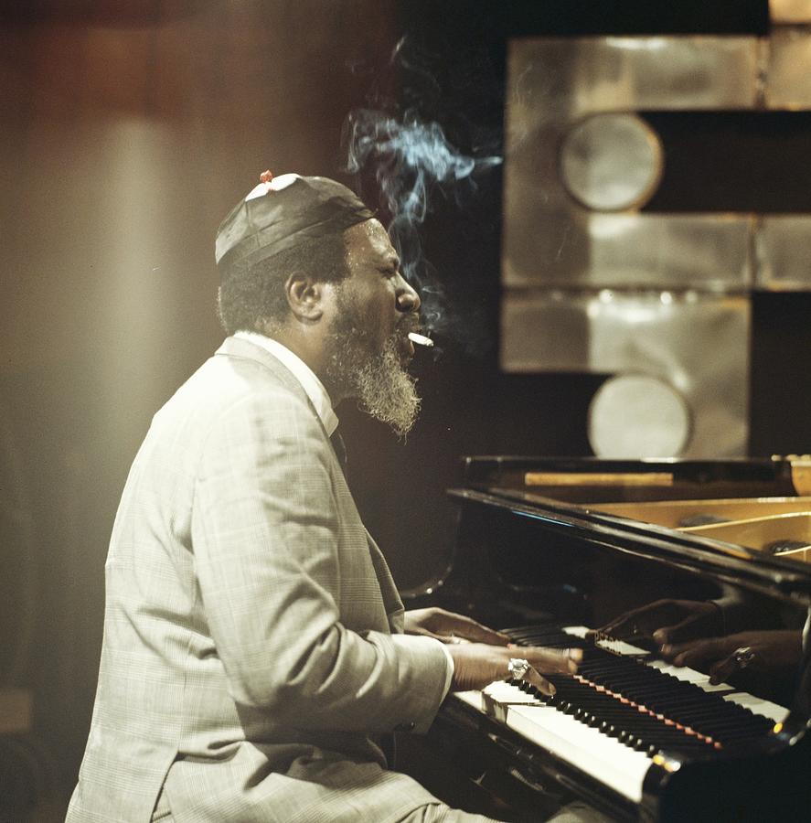 Musician Playing Piano Photograph - Thelonious Monk by David Redfern