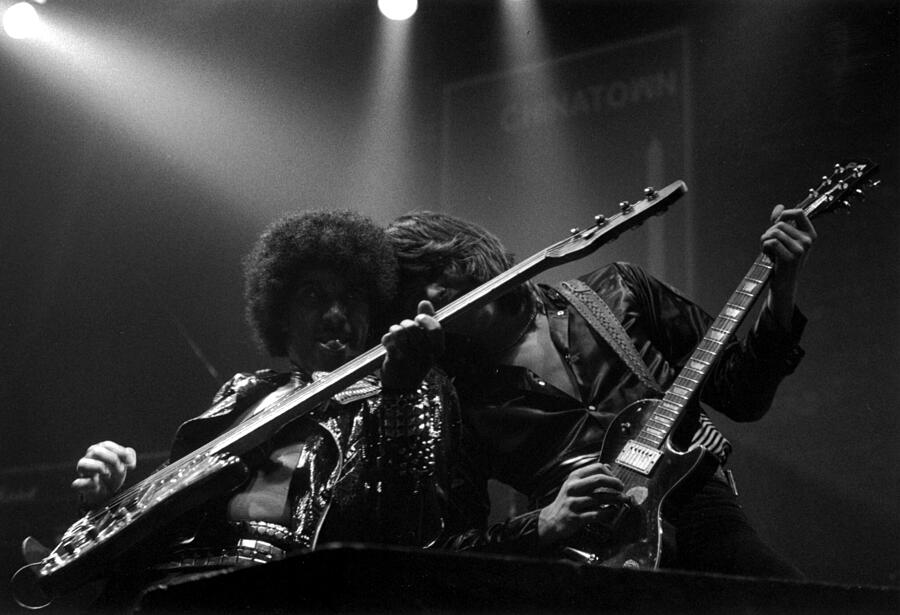 Thin Lizzy - Phil Lynott And And Scott by Brian Rasic