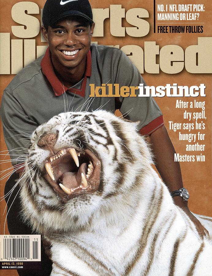 Tiger Woods, 1998 Masters Preview Sports Illustrated Cover by