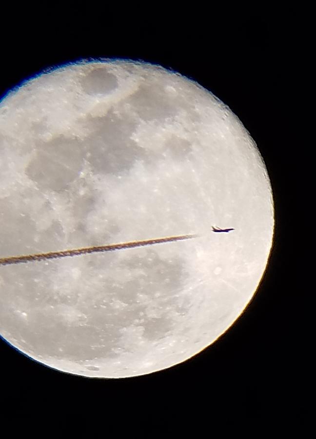 To The Moon Photograph by Karen Stansberry