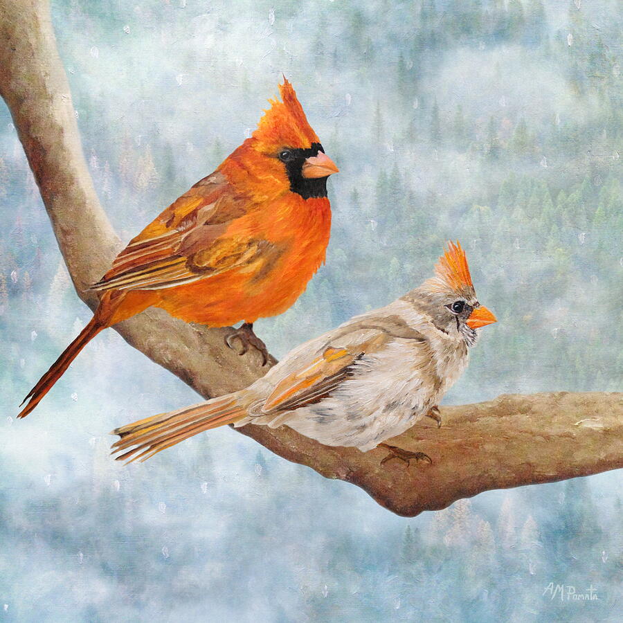 Together Above All Mixed Media by Angeles M Pomata