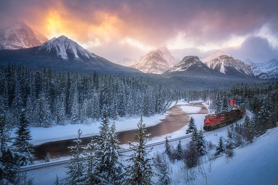 Train From Rockie by Yongnan Li