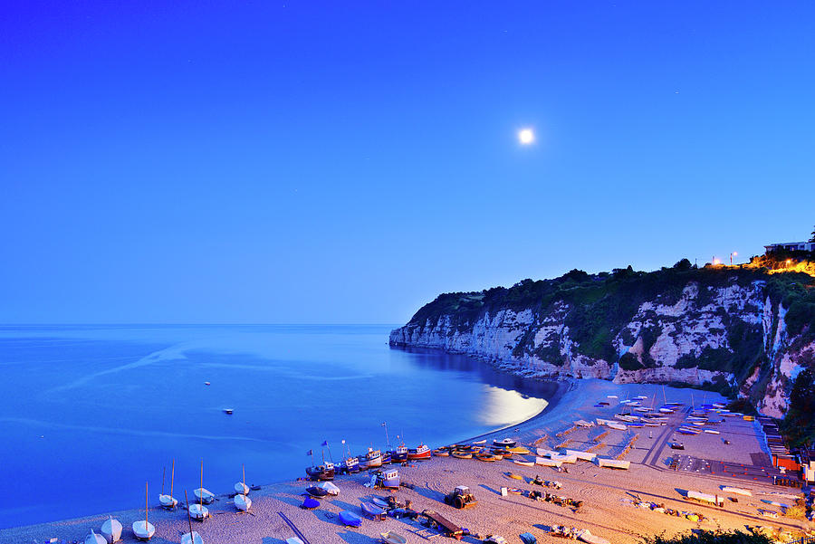 Uk, England, Devon, Beer, Beach Digital Art by Arcangelo Piai