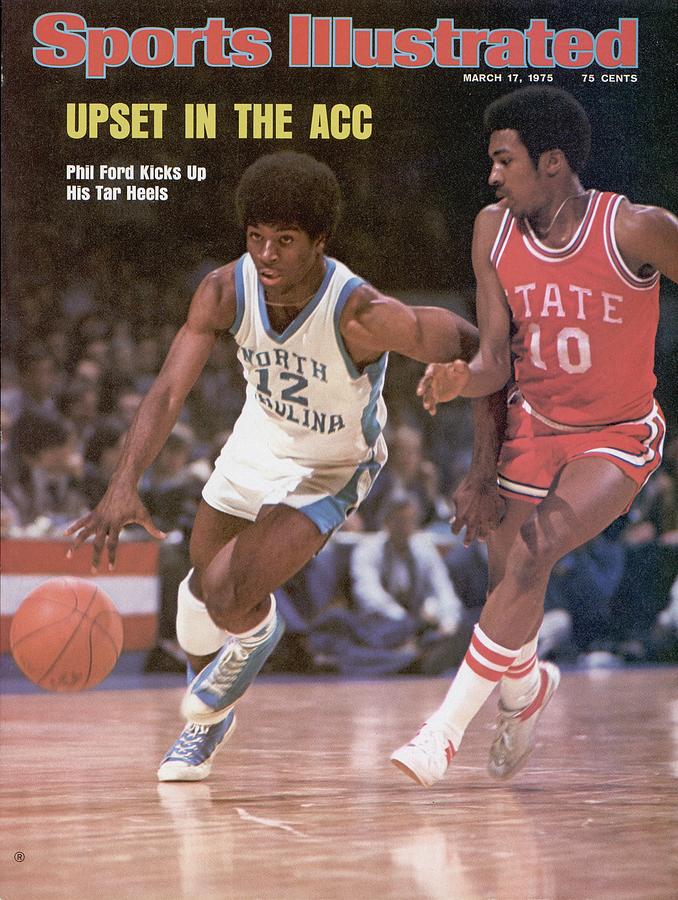 Phil Ford in 1975 Basketball Match Photograph - Unc Phil Ford, 1975 Acc Tournament Sports Illustrated Cover by Sports Illustrated
