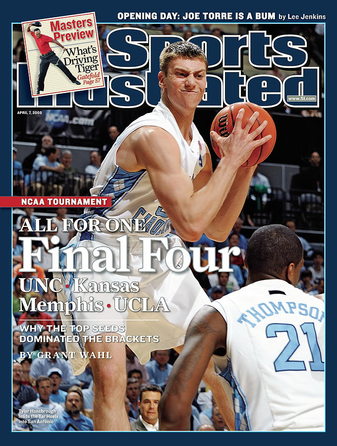 Tyler Hansbrough Final Four Highlight Photograph - Unc Tyler Hansbrough, 2008 Ncaa East Regional Semifinals Sports Illustrated Cover by Sports Illustrated