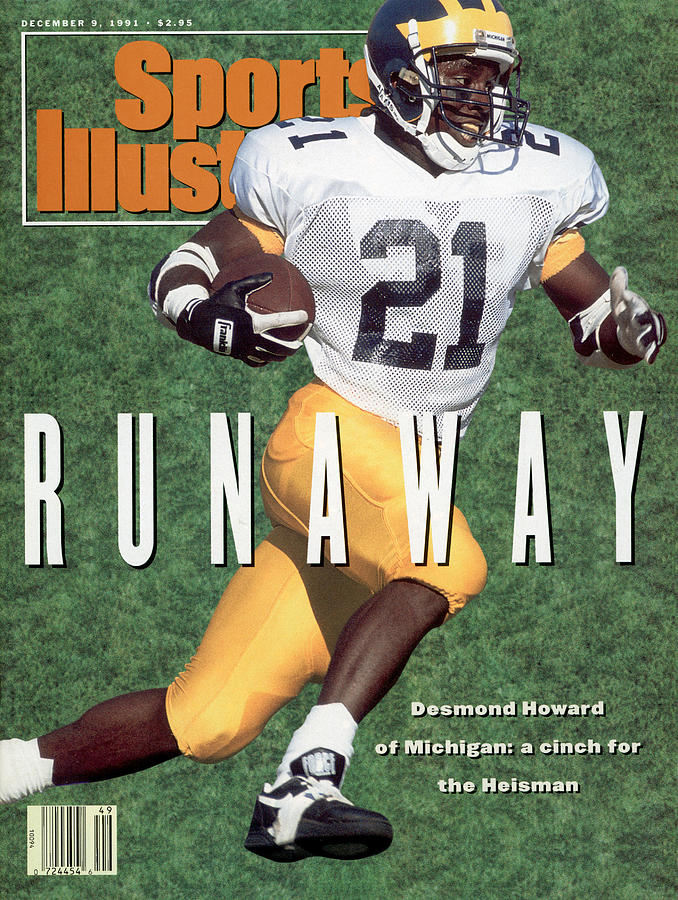 Desmond Howard on Sports Illustrated Cover Photograph - University Of Michigan Desmond Howard Sports Illustrated Cover by Sports Illustrated