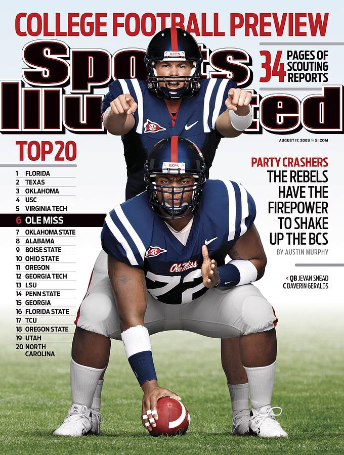 University Of Mississippi Qb Jevan Snead And Daverin Sports