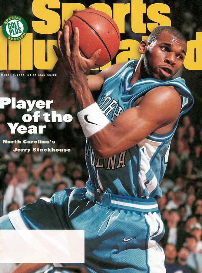 Jerry Stackhouse, Player of the Year Photograph - University Of North Carolina Jerry Stackhouse Sports Illustrated Cover by Sports Illustrated
