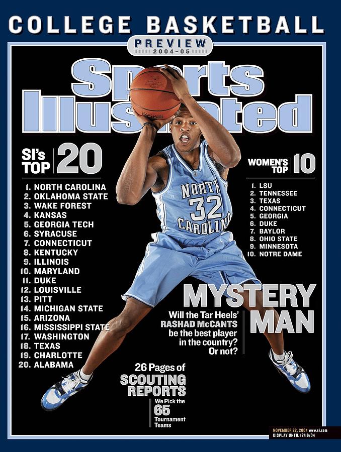 Rashad McCants Basketball Cover Photograph - University Of North Carolina Rashad Mccants Sports Illustrated Cover by Sports Illustrated
