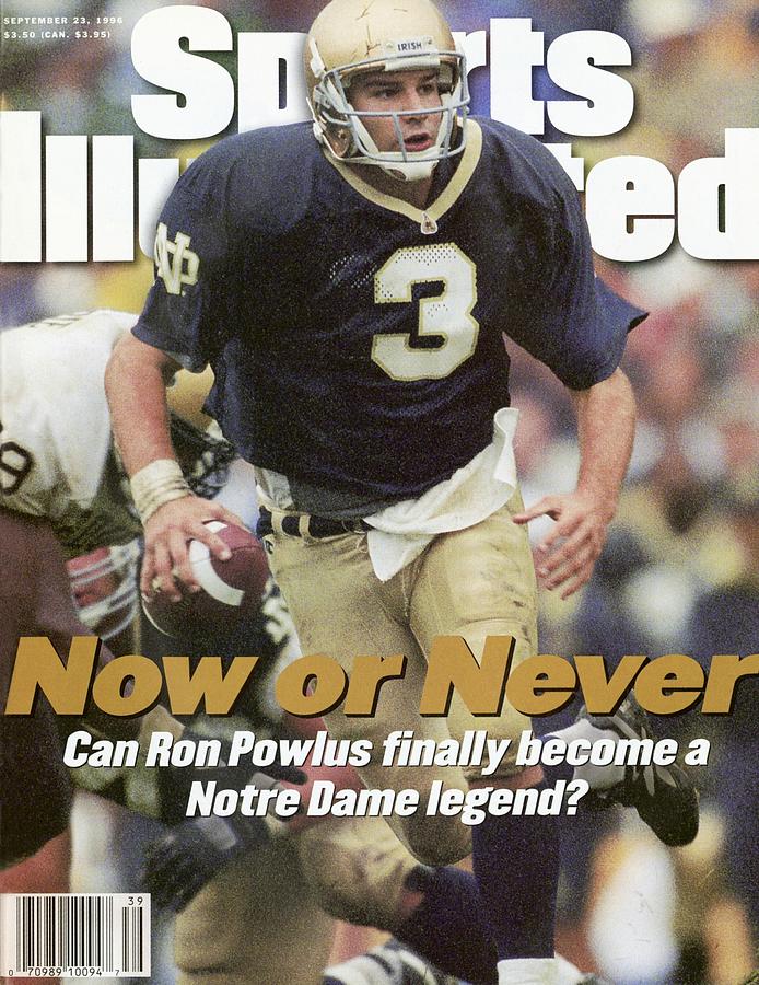 Ron Powlus on Sports Illustrated Cover Photograph - University Of Notre Dame Qb Ron Powlus Sports Illustrated Cover by Sports Illustrated