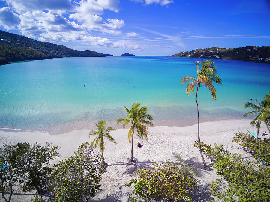 Us Virgin Islands, Saint Thomas, Magens Bay Digital Art by Werner J Bertsch
