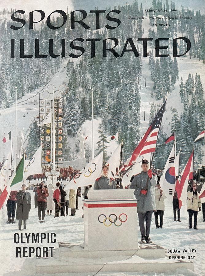 1960 Winter Olympics Opening Ceremony Photograph - Usa Carol Heiss, 1960 Winter Olympics Sports Illustrated Cover by Sports Illustrated