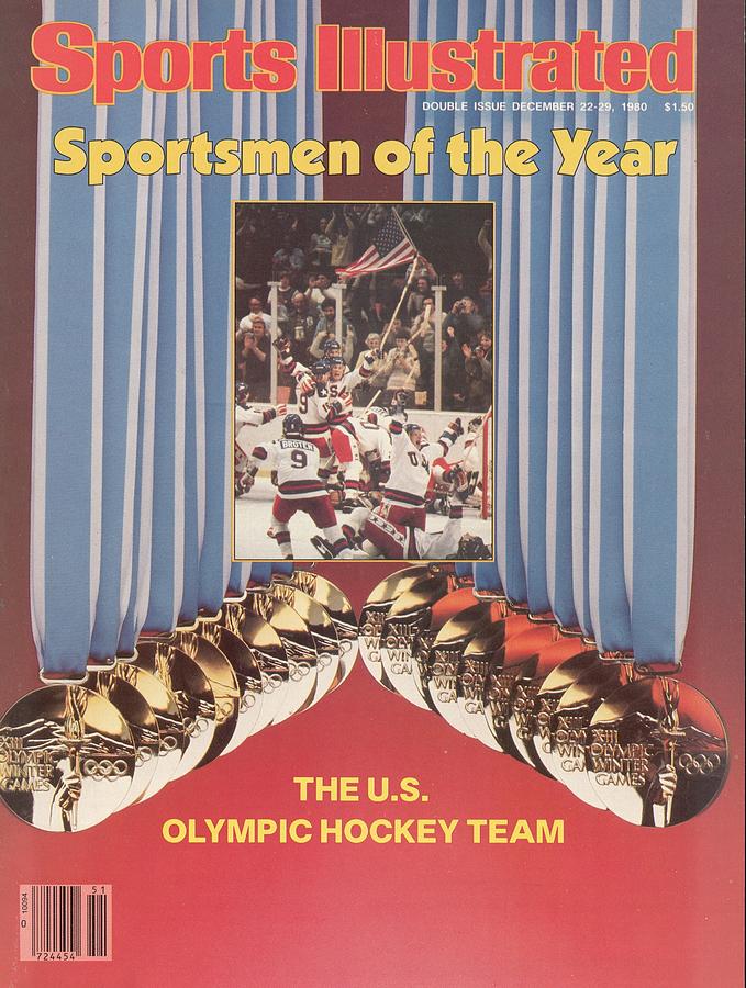 Usa Hockey, 1980 Winter Olympics Sports Illustrated Cover by