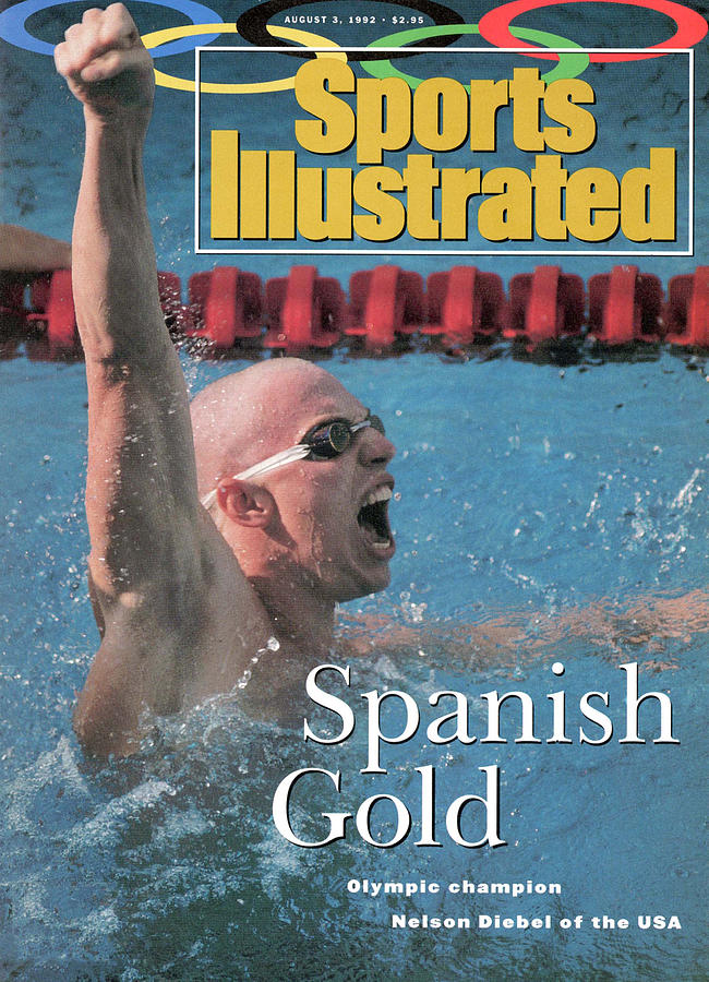 Usa Nelson Diebel, 1992 Summer Olympics Sports Illustrated Cover Photograph by Sports Illustrated