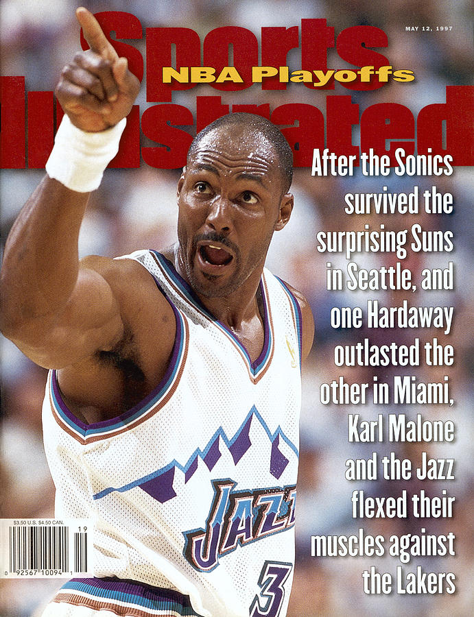Utah Jazz Karl Malone, 1997 Nba Western Conference Sports