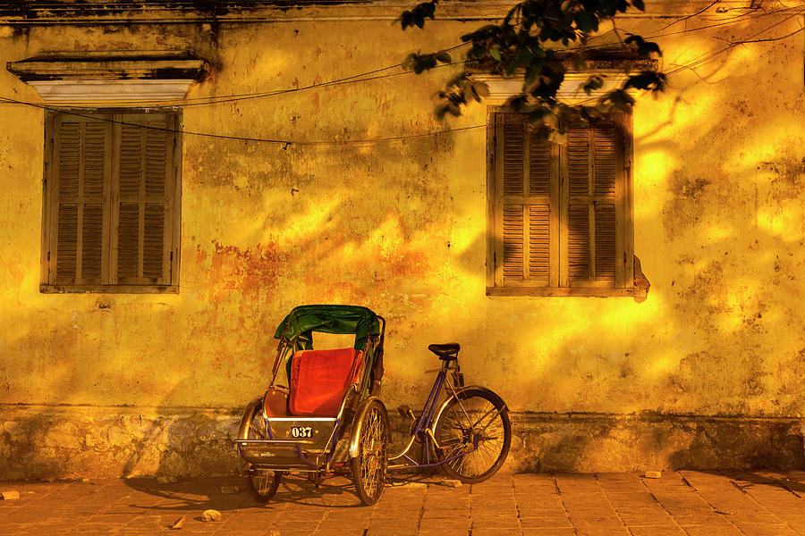 Vietnam, Hoi An, Bicycle Rickshaw Digital Art by Suzy Bennett