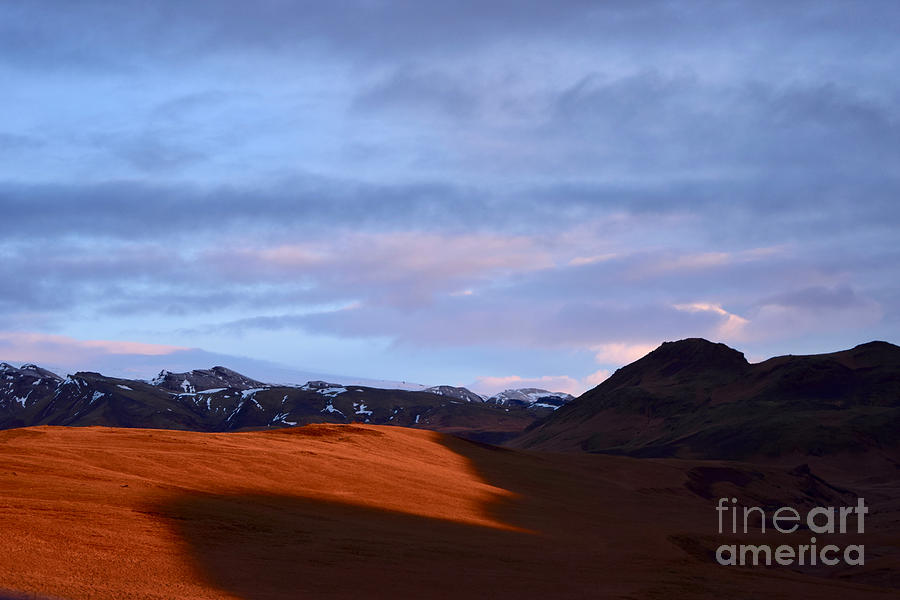 Morning Icelandic Shadows Photograph by Debra Banks