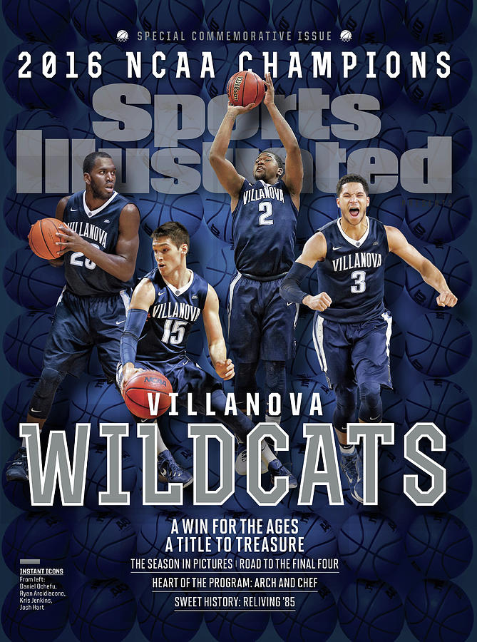 Villanova Wins 2016 NCAA Championship Photograph - Villanova University Wildcats 20016 Ncaa Champions Sports Illustrated Cover by Sports Illustrated