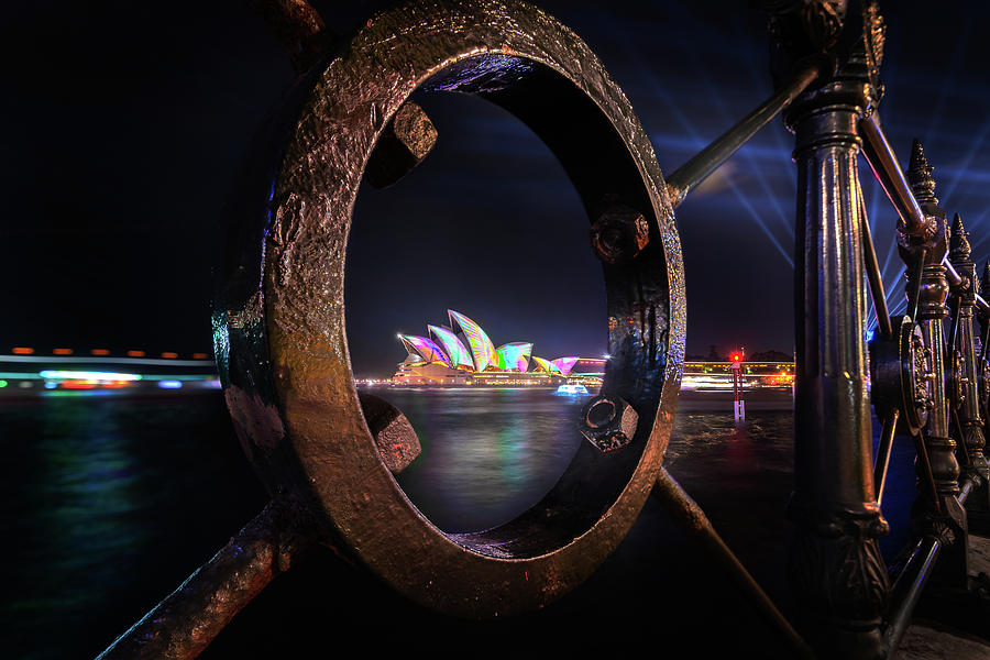 Vivid Opera House Photograph by Monamifoto