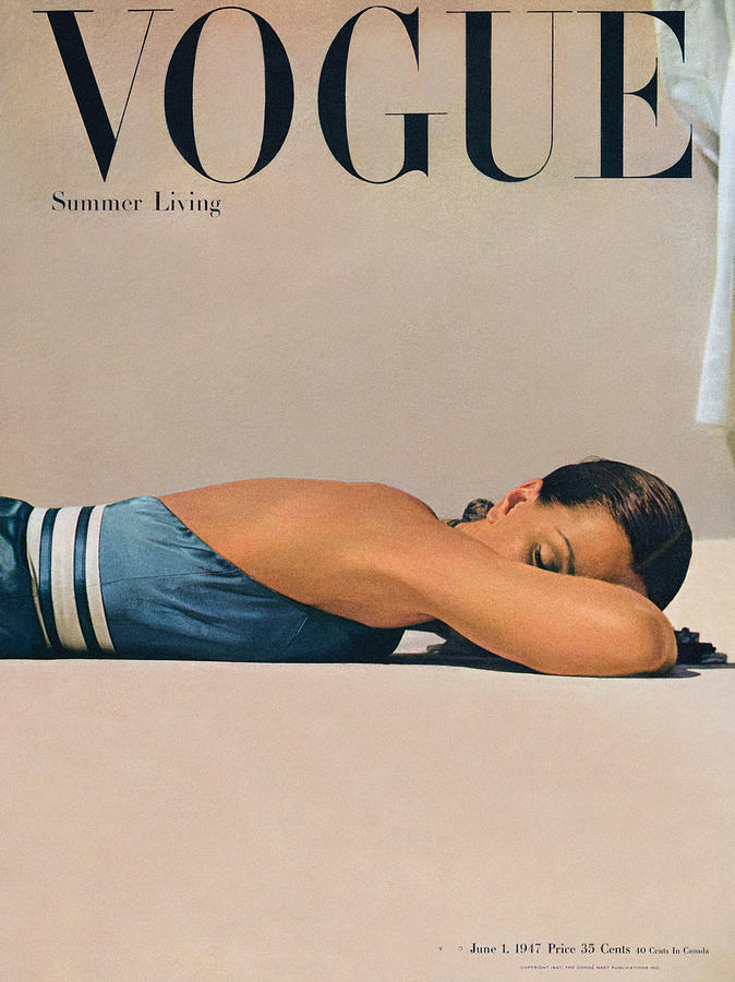 洋書・レア】ヴィンテージ Vogue 1947年7月号 洋書・レア