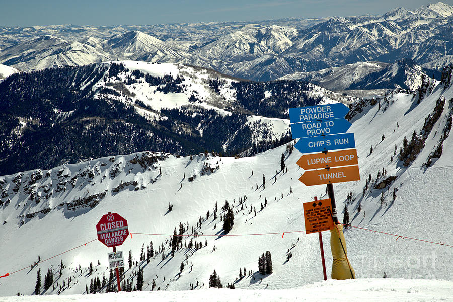 Waiting For The Powder Paradise Rope Drop Photograph by Adam Jewell
