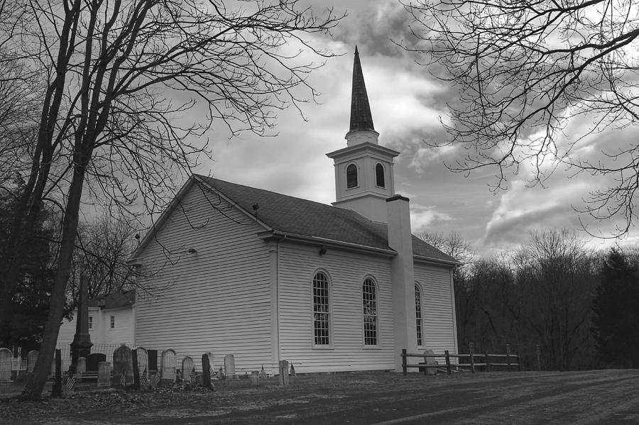 Waterloo United Methodist Church - Back Photograph by Christopher Lotito