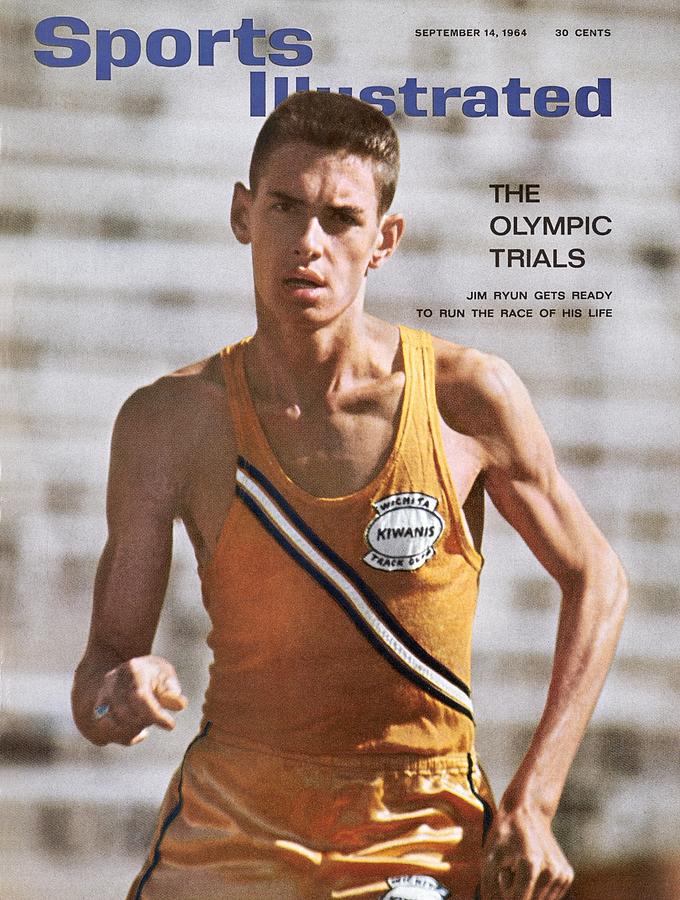 Jim Ryun at 1964 Olympic Trials Photograph - Wichita East High School Jim Ryun Sports Illustrated Cover by Sports Illustrated