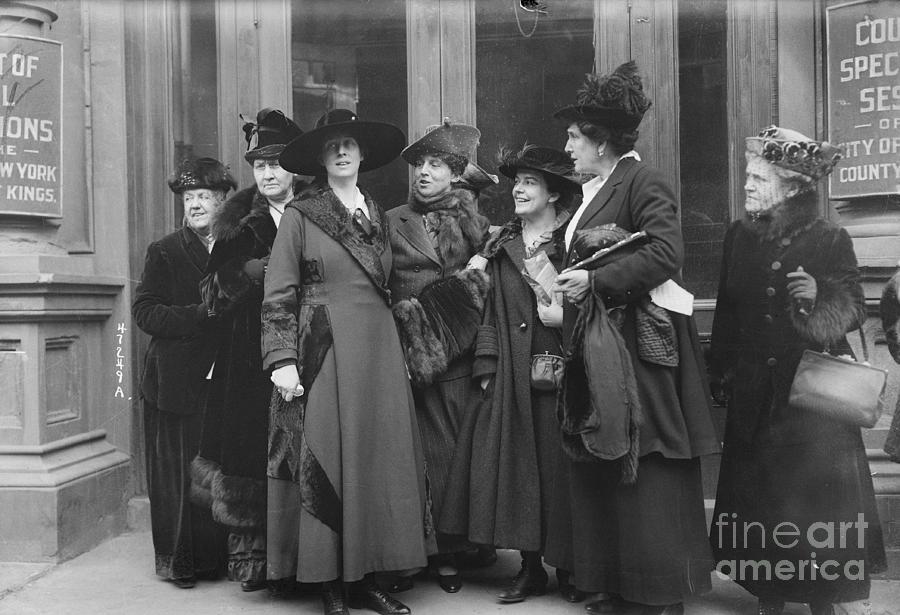 Women At The Trial Of Margaret Sanger by Bettmann