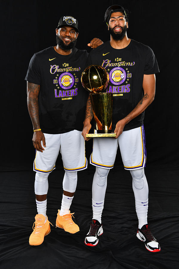 Anthony Davis and Lebron James #1 by Jesse D. Garrabrant
