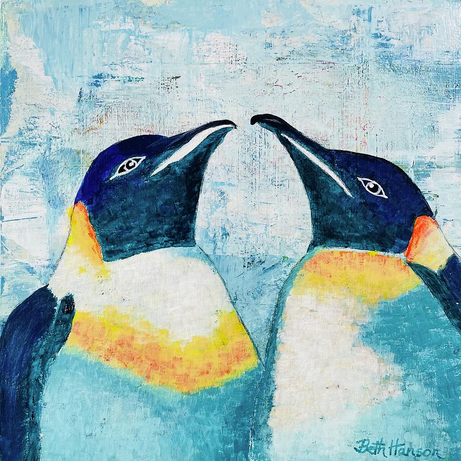 Bosom Buddies Painting by Beth Hanson