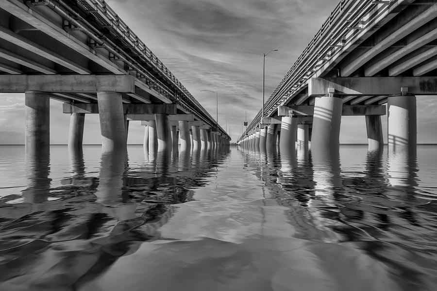 Chesapeake Bay Bridge Tunnel #1 Photograph by Susan Candelario