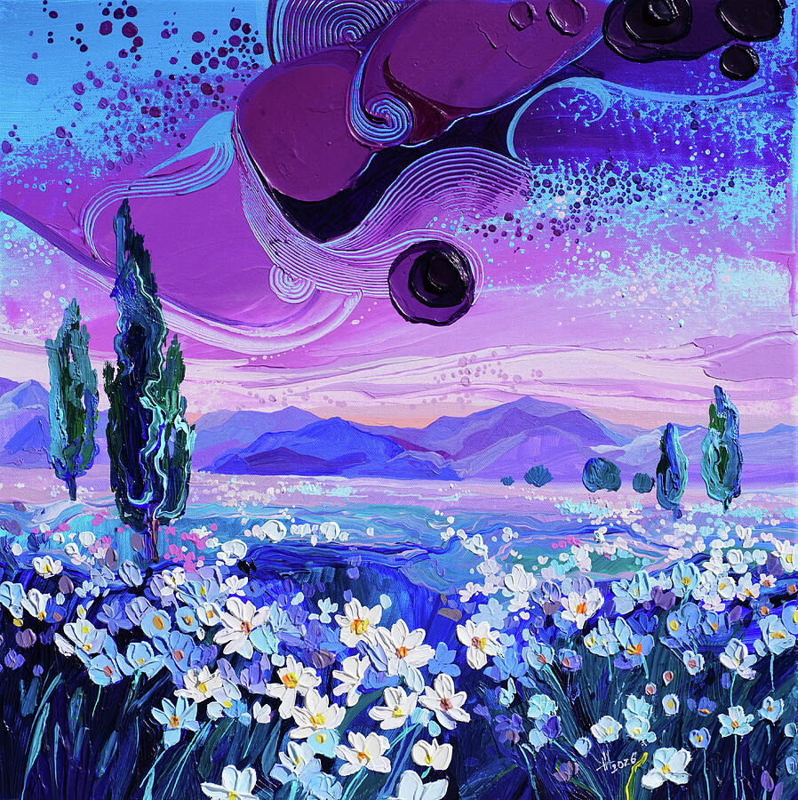 Dream over a Blooming Field by Anastasia Trusova