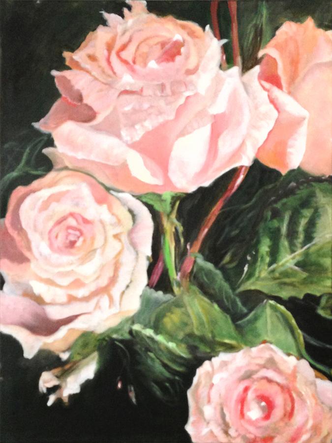Elegant Dancer Painting by Juliette Becker