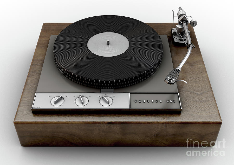Garrard 401 Turntable by Allan Swart - Royalty Free and Rights