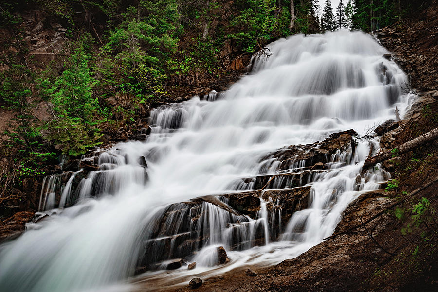Gloria Falls Front View, Utah #1 Photograph by Abbie Warnock