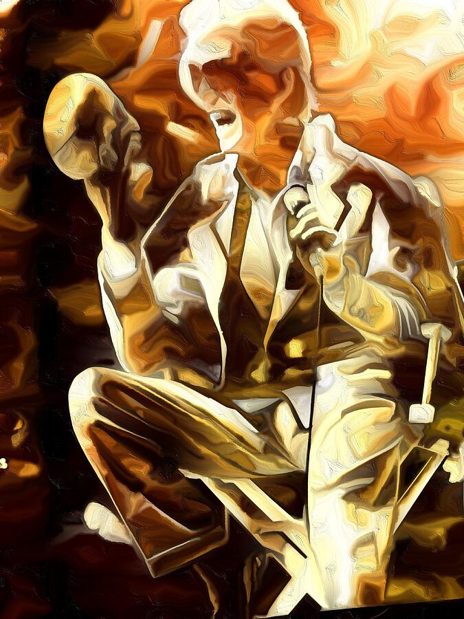 Hamlet Bowie #1 Mixed Media by Bencasso B