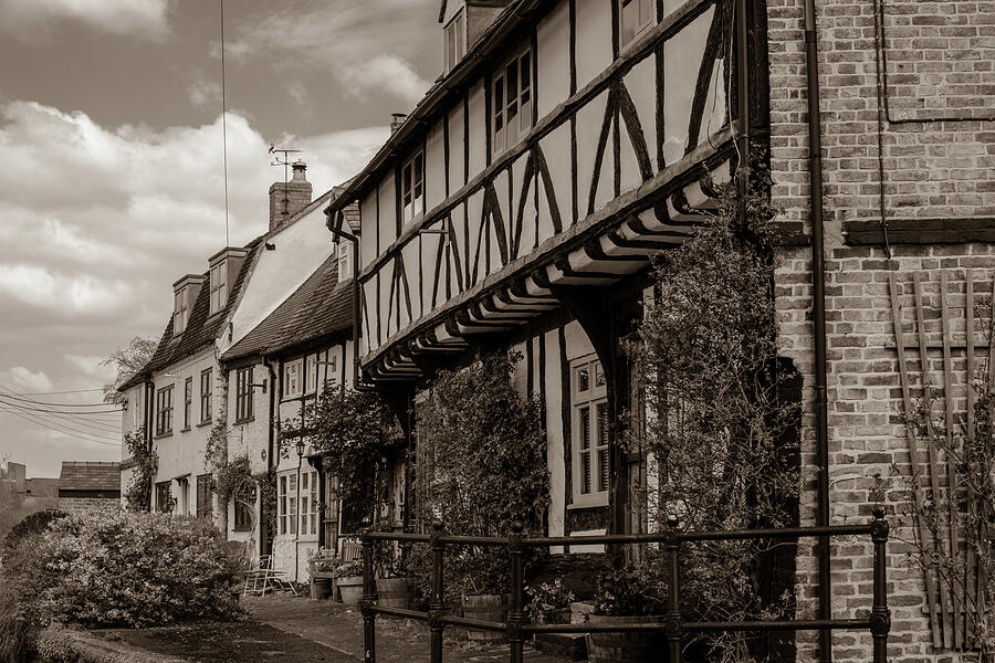 Charming Old English Cottages Photograph - Idyllic cottages #1 by Seeables Visual Arts
