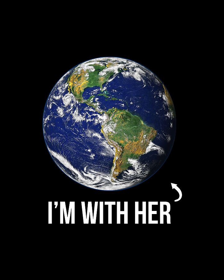 Im With Her Mother Earth #1 Digital Art by Flippin Sweet Gear