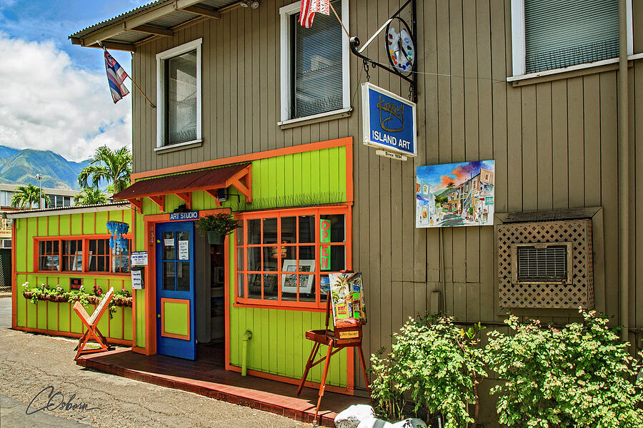 Kingwell Island Art #1 Glass Art by Charlie Osborn