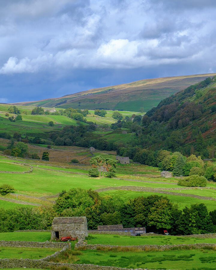 Landscape near Thwaite village in Swaledale #1 Photograph by Seeables Visual Arts