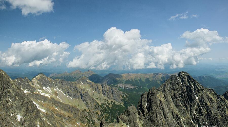 Majestic Mountain Range Under Clouds Photograph - Majestic Mountain Range Under Clouds #1 by Robert Grac