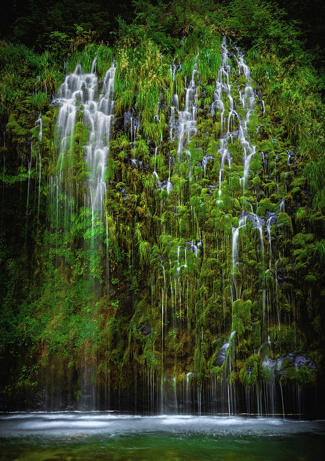 Mossbrae Falls, California - Vertical #1 Photograph by Abbie Warnock