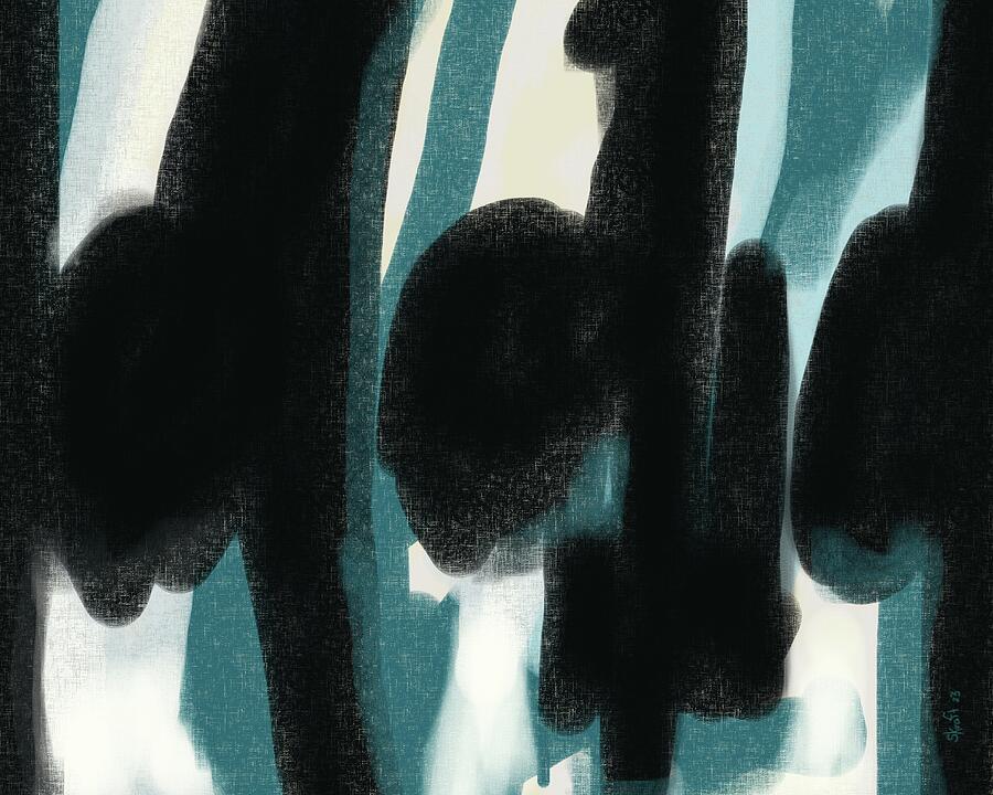 Shadow Study III Painting by Sonja Kraft