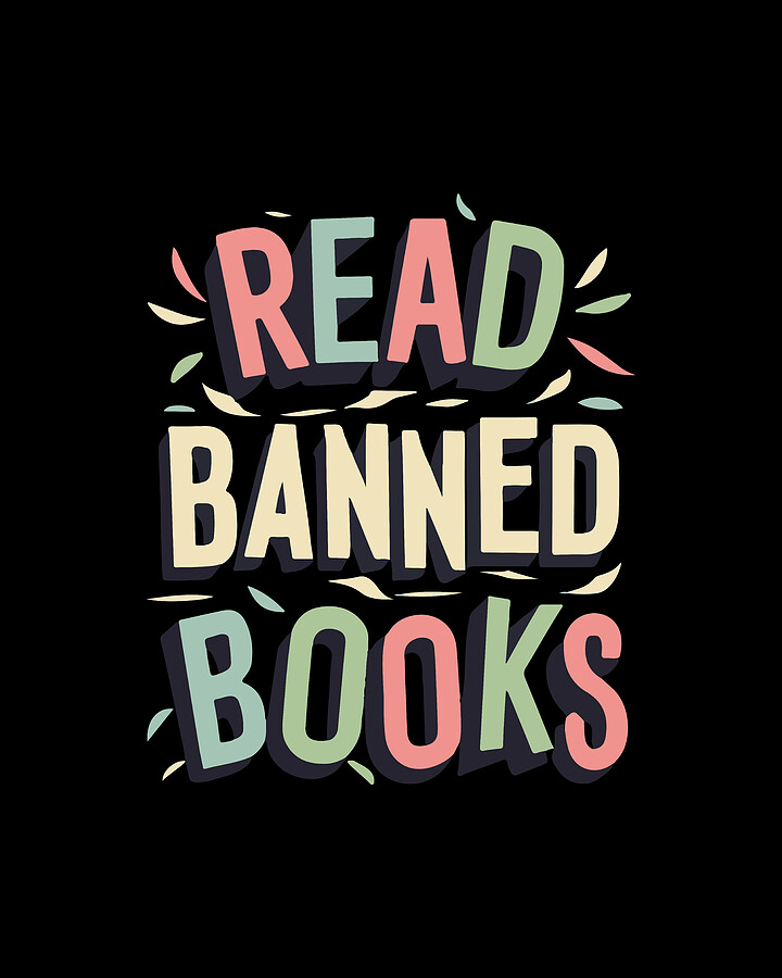 Read Banned Books #1 Digital Art by Flippin Sweet Gear