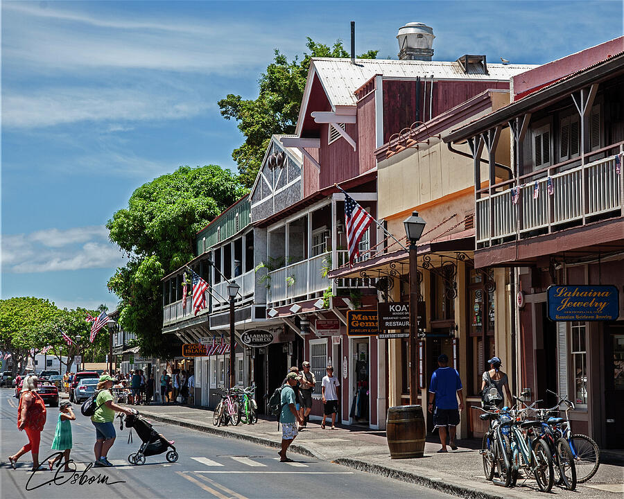Restaurant Row on Front Street Photograph by Charlie Osborn