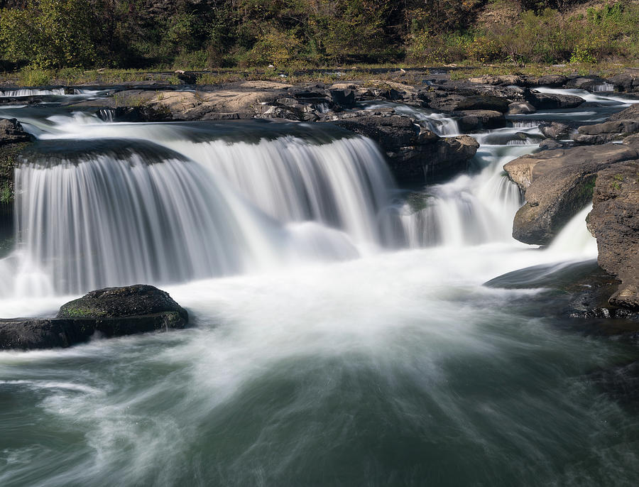 Sandstone Falls on New River Summers County West Virginia #1 Photograph by Steven Heap