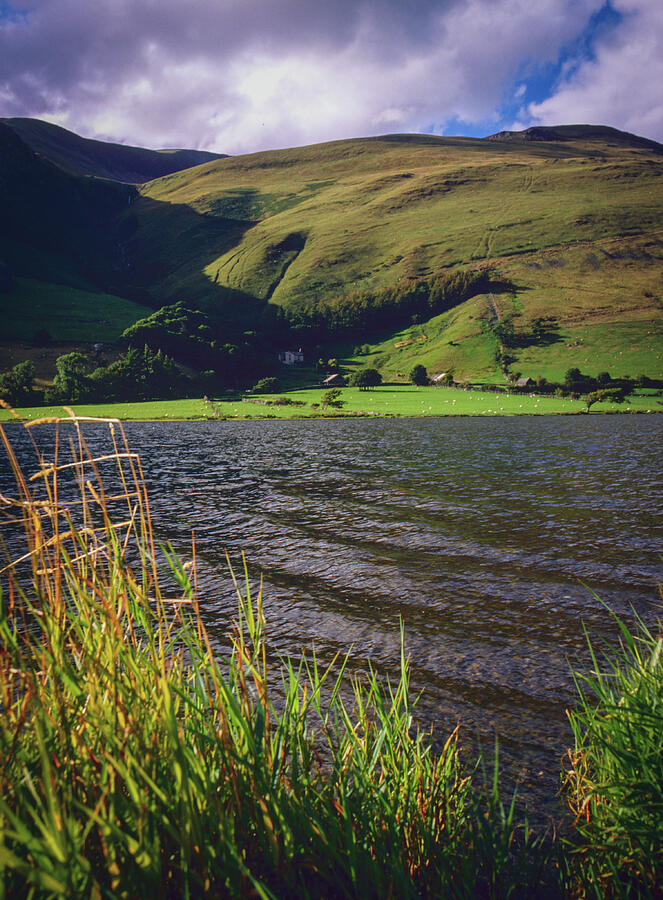 Tranquil Mountain Lake Scene Photograph - Scenic Wales - Tal-y-llyn #1 by Seeables Visual Arts