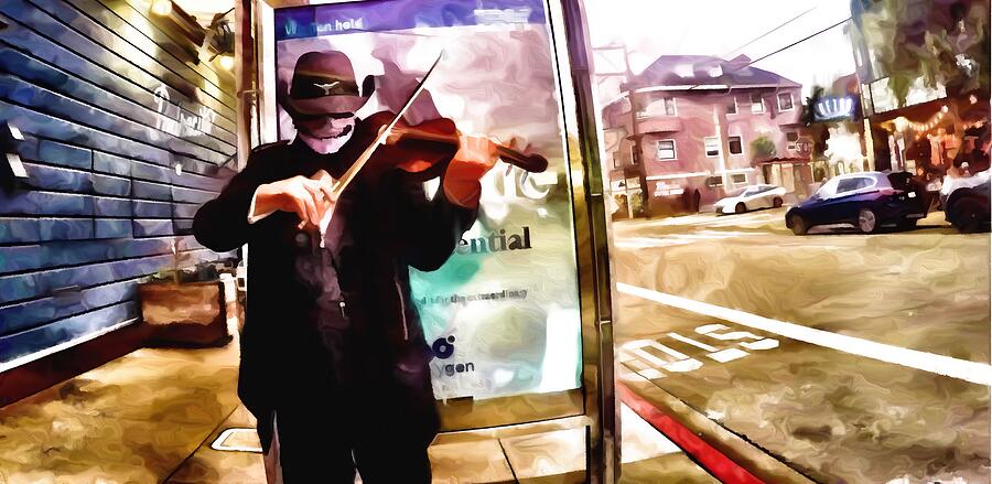 Skeletonichi Cowboy C Mixed Media by Bencasso B