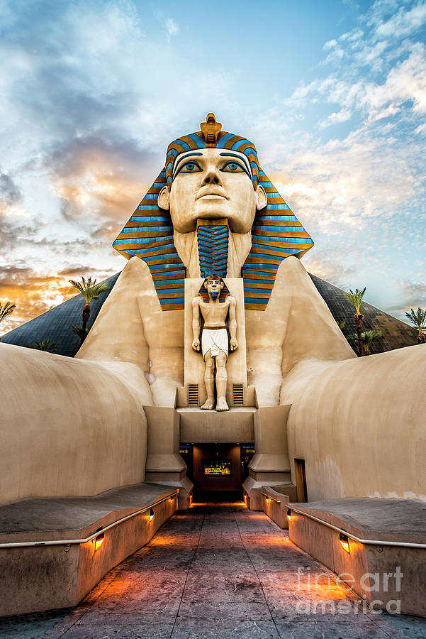 Sphinx at the Luxor on the Las Vegas Strip #1 Photograph by FeelingVegas Wall Art and Prints