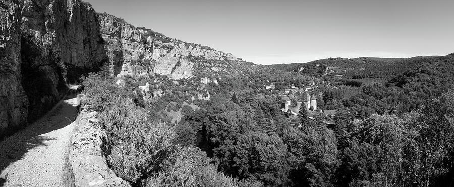 Dramatic Cliffside View of Ruins Photograph - The Cele Valley #1 by Seeables Visual Arts